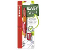 STABILO Portaminas ergonómico para diestros EASYergo 3.15, mina gruesa HB y sacapuntas, naranja/rojo