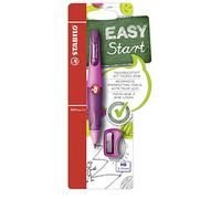 STABILO Portaminas ergonómico EASYergo 3.15 para diestros 1 mina HB y sacapuntas - rosa/lila blíster