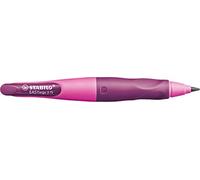 STABILO - Portaminas ergonómico para zurdos - EASYergo 3.15 en rosa/lila - incluye 1 mina gruesa - Dureza HB y sacapuntas