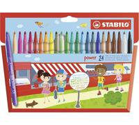 Stabilo power pack con 24 rotuladores de colores - punta media de 2mm