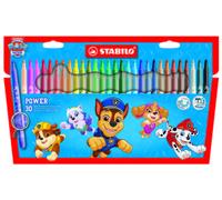 Stabilo power patrulla canina pack con 30 rotuladores con diseã±os d