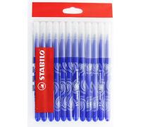 STABILO Power - Rotulador para colorear (12 rotuladores de punta media, 12 unidades), color azul