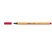 STABILO Punta 88 Fineliner Pigment Liner 88/40 (Paquete de 3) - Rojo