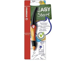 STABILO Roller ergonómico EASY START - Cuerpo naranja/antracita - Modelo para DIESTROS