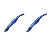 STABILO - Roller ergonómico para diestros - EASYoriginal Holograph en color azul - azul (borrable) - in artucho (Paquete de 2)