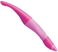 STABILO - Roller ergonómico para zurdos - EASYoriginal en rosa claro/rosa oscuro - azul (borrable) - incluye cartucho