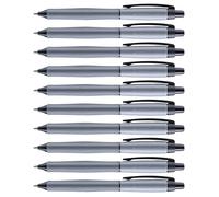 STABILO - Roller retráctil - PALETTE - Ancho de línea F (0,4 mm) - Pack de 10 - negro