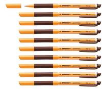 STABILO - Roller tinta gel - pointVisco - Pack de 10 - marrón