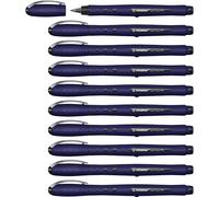 STABILO - roller - worker+ NatureCOLORS Wildflower | pack de 10, azul de Prusia, color de escritura azul