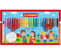 STABILO - Rotulador con anilla en el tapón - Cappi - Estuche de 24 - 24 colores diferentes