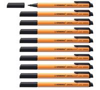 STABILO - Rotulador ecológico - GREENpoint - Pack de 10 - negro
