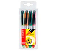 STABILO Marcador fluorescente Navigator - tinta líquida - estuche 4 colores