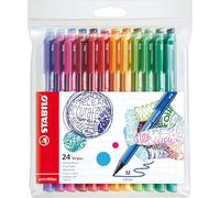 STABILO Rotulador pointMax – Estuche de 24 colores diferentes
