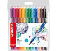 STABILO Rotulador pointMax Estuche de 12 colores diferentes
