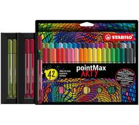 Stabilo pointmax arty rotulador de punta fina medio multicolor 42 piez