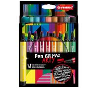STABILO - rotulador premium con punta biselada gruesa - Pen 68 MAX