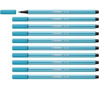 STABILO Rotuladores Pen 68 Premium Pack de 10 Azul celeste