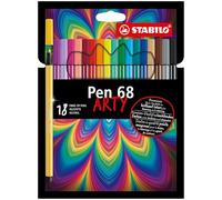 STABILO Rotuladores Pen 68 ARTY – Premium – Estuche 18 colores