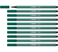 STABILO Rotulador premium Pen 68 Pack de 10 Azul verdoso