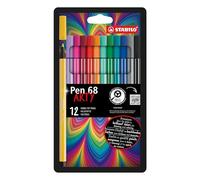 STABILO Rotulador premium Pen 68 ARTY Multicolor Estuche 12 colores