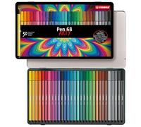 STABILO - rotulador premium - Pen 68 | ARTY, estuche de metal de 30