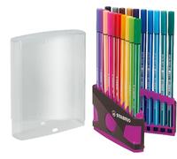 STABILO Rotulador Pen 68 ColorParade lila/gris (20 uds.)