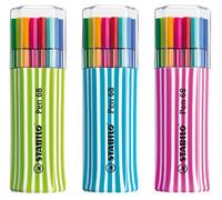 STABILO - Rotulador premium - Pen 68 -Estuche Single Pack de 15-15 colores diferentes