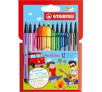 Stabilo Pen 68 Mini - Estuche de 12 rotuladores (estuche de 12 unidades)