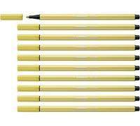 STABILO - Rotulador premium - Pen 68 - Pack de 10 - mostaza