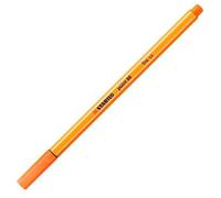 Stabilo - rotulador punta fina - point 88 - pack de 10 - amarillo-rojo