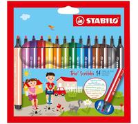 STABILO - rotulador triangular con punta amortiguada - Trio Scribbi