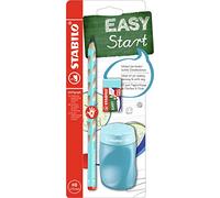 STABILO - set escolar para diestros - EASYgraph | azul, incl. sacapuntas + goma de borrar