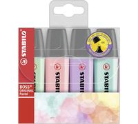 STABILO - Subrayadores Boss Original - Colores pastel - Pack de 4