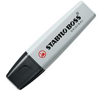 STABILO Marcador fluorescente BOSS Original Pastel Punta de cincel 2-5 mm Gris polvoriento