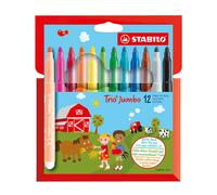 Stabilo Trio Jumbo Rotuladores (12 unidades)
