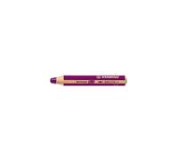 Stabilo lot de 6 crayons aux talents multiples woody 3 in 1, rond,bruy