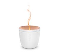 Stadler Form difusor de Aroma inalámbrico Zoe móvil, con batería Recargable, hasta 6 Horas de Uso, difunde aceites Esenciales, Efecto de Llama único, difusor de Aroma ultrasónico, Blanco