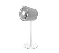 Stadler Form Simon - Ventilador de pie 3D con función de giro horizontal y vertical, 10 velocidades, con mando a distancia, silencioso, color blanco