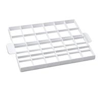 STÄDTER Separador de pasteles y cortador de masa para 24 o 30 piezas, plástico apto para alimentos, apto para lavavajillas, utilizable por ambos lados
