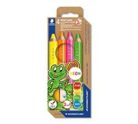 Staedtler Lápices de colores Noris Junior C4P1 3 en 1 para niños 140 lápices