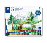 Staedtler Lápices de colores 146C M72 Design Journey – 72 lápices, mina blanda, estuche metálico