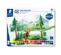 Staedtler Lápices de colores 146C M48 Design Journey - Estuche metálico, 48 colores surtidos
