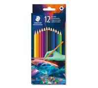 STAEDTLER 175 lápices de colores hexagonales, estuche de cartón con 12 lápices de colores surtidos, edición 2, versión 1, 175C12E2-1