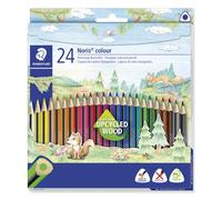 STAEDTLER 187 Noris Colour WOPEX Set de 5 estuches de 24 lápices