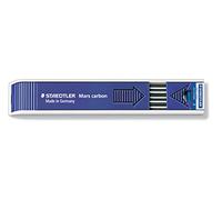 STAEDTLER 200-B Recambio de Tinta Carbono St Mars 12 Piezas, B | Minas de recambio para portaminas, 130 mm - fiables, en estuche - N.º de art. 200-B
