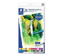 Staedtler Ceras acuarelables 223 - 24 colores, difuminables