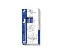 STAEDTLER 257 0.5 HB - Caja de Minas, 12 Tubos con 12 Minas Cada Tubo
