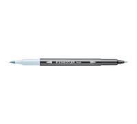 STAEDTLER 3001 - Fieltro para colorear acuarellable doble punta pincel 1-6 mm y fino 0,5-0,8 mm, color azul pastel - 3001-302