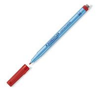 Staedtler 305 M-2 Lumocolor Lápiz de Aluminio Corregible Punta M, Aproximadamente 1 mm, Paquete de 10 en Caja de Cartón, Rojo