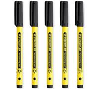 STAEDTLER 307 Noris - Bolígrafo de escritura a mano, 0,6 mm de ancho, ideal para la escuela, el trabajo, la oficina, etc. (negro)